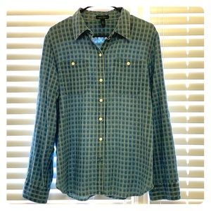 𝙍𝙖𝙡𝙥𝙝 𝙇𝙖𝙪𝙧𝙚𝙣 100% cotton women’s shirt.